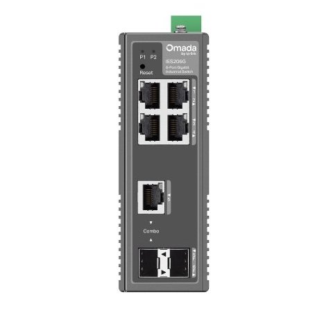 Switch Gestionable L2 Tp-link Ies206g 4xrj45 Gb 1xrj45 sfp Gb 1xsfp Gb Diseño Industrial
