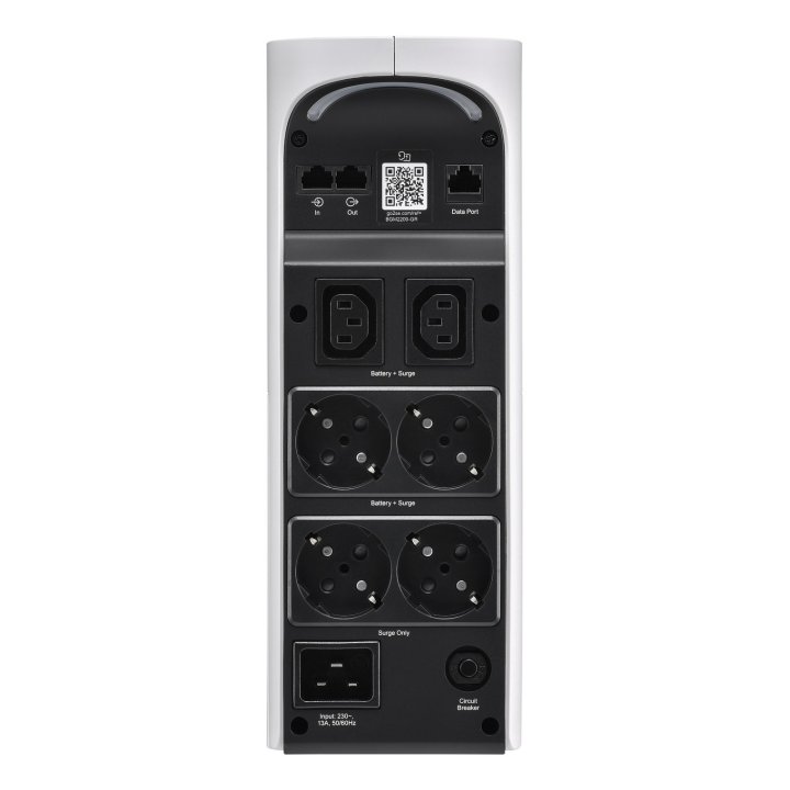 Sai Apc Bgm2200b-gr Back Ups Pro Gaming 2200va 1320w 4xschuko 2xiec Luces Rgb Formato Torre Blanco