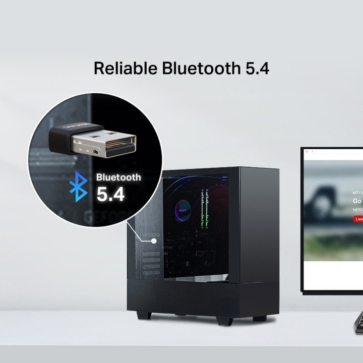 Adaptador Usb Bluetooth 5.4 Mercusys Ma5b Nano...