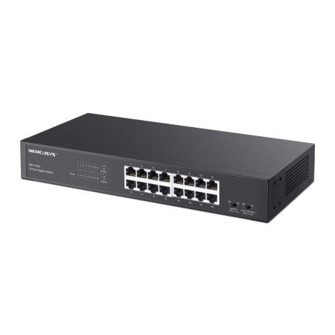 Switch No Gestionable Mercusys Ms116gs 16p 16xrj45 1gbps Carcasa Metalica Enrackable