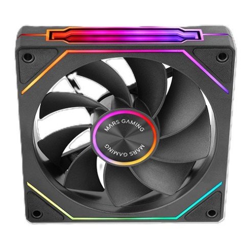 Kit 3xventilador Interno Arg Mars Gaming Mf-linkfinity Kit Black Modulares Pwm 120mm Aspas Invertidas