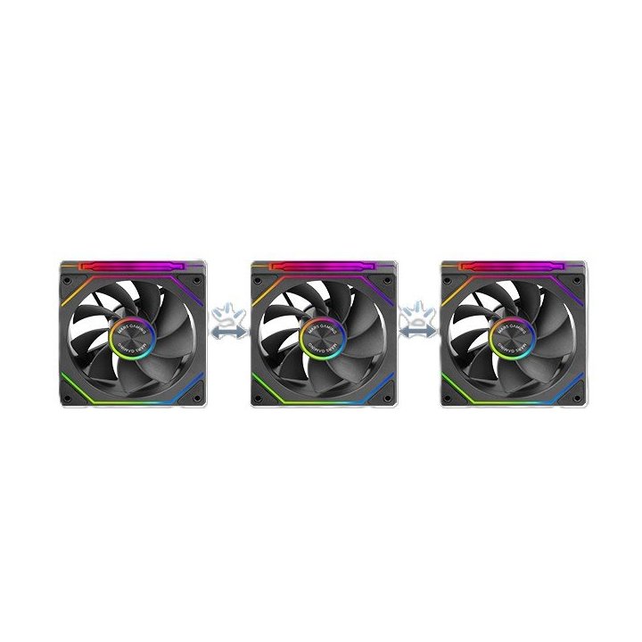 Kit 3xventilador Interno Arg Mars Gaming...