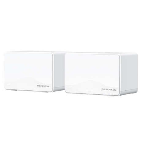Punto De Acceso Interior Mesh Wifi 7 Mercusys Halo H25be(2-pack) 2880 Mbps 5ghz 3xrj45 1gbps