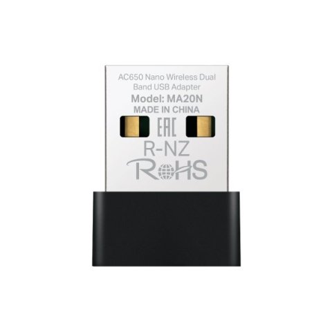 Usb Wifi Mercusys Ma20n Ac650 Nano 433mbps Usb 2.0