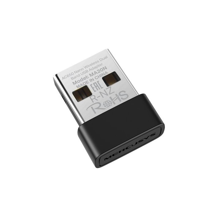 Usb Wifi Mercusys Ma20n Ac650 Nano 433mbps Usb 2.0
