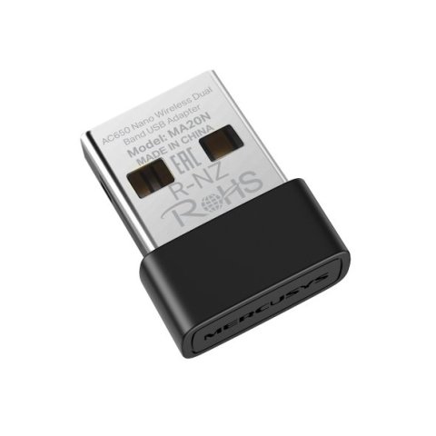 Usb Wifi Mercusys Ma20n Ac650 Nano 433mbps Usb 2.0