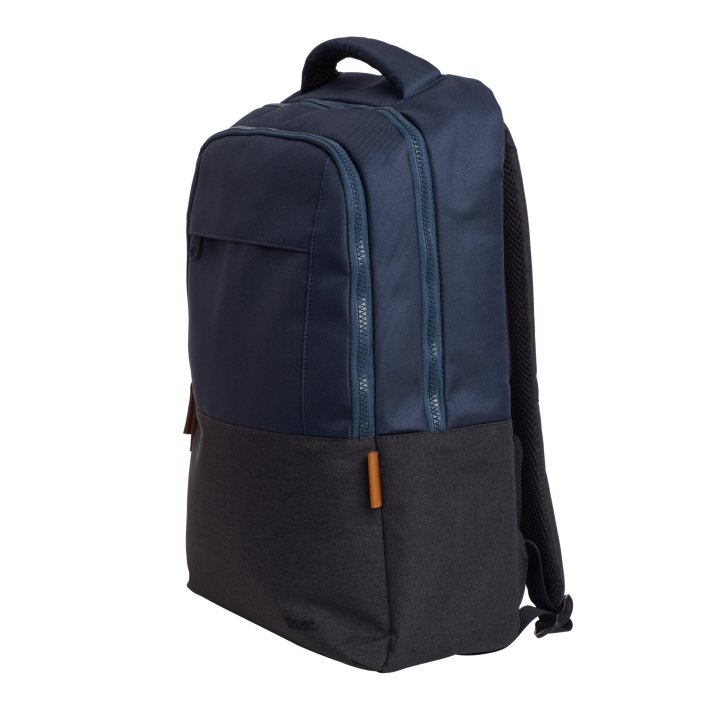 Mochila Trust Lisboa Color Azul Para Portatiles Hasta 16" 3 Compartimientos 23l