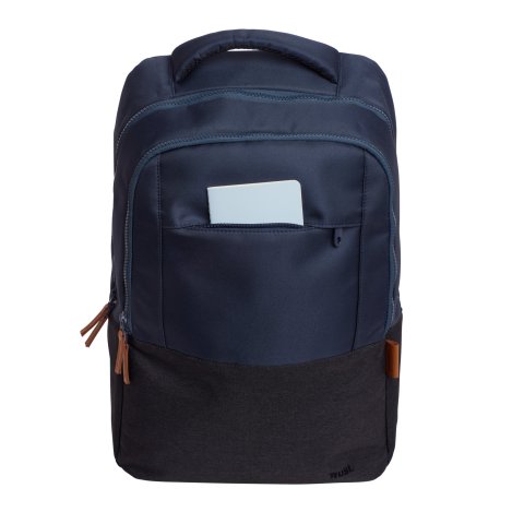 Mochila Trust Lisboa Color Azul Para Portatiles Hasta 16" 3 Compartimientos 23l