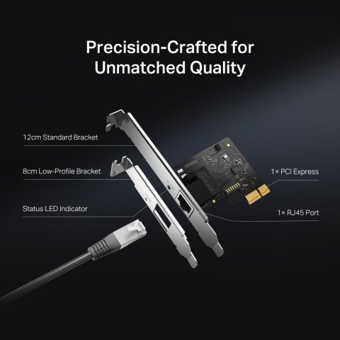 Tarjeta De Red Pcie Gigabit Mercusys Incluye...