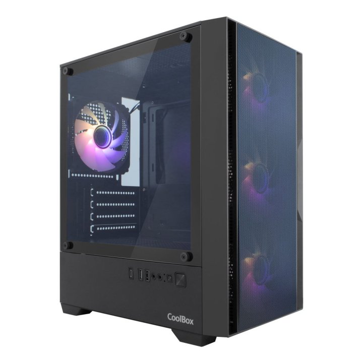 Caja Micro Atx Coolbox Gm220 Mpfusion Gpu Max 280mm 1x3.5 1x2.5