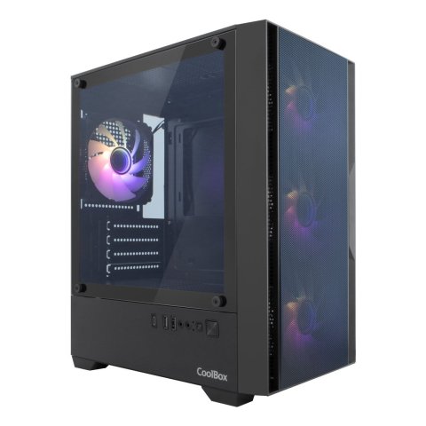 Caja Micro Atx Coolbox Gm220 Mpfusion Gpu Max 280mm 1x3.5 1x2.5