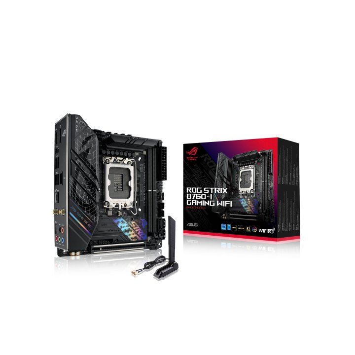 Pb Asus Rog Strix B760-i Gaming Wifi Skt 1700 Mini-itx 2xddr5 Displayport Hdmi Lan 2.5gbps Usb 3.2