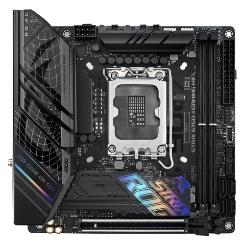 Pb Asus Rog Strix B760-i Gaming Wifi Skt 1700 Mini-itx 2xddr5 Displayport Hdmi Lan 2.5gbps Usb 3.2