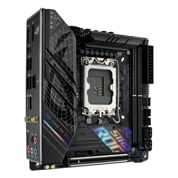Pb Asus Rog Strix B760-i Gaming Wifi Skt 1700 Mini-itx 2xddr5 Displayport Hdmi Lan 2.5gbps Usb 3.2