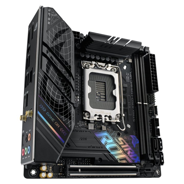 Pb Asus Rog Strix B760-i Gaming Wifi Skt 1700 Mini-itx 2xddr5 Displayport Hdmi Lan 2.5gbps Usb 3.2