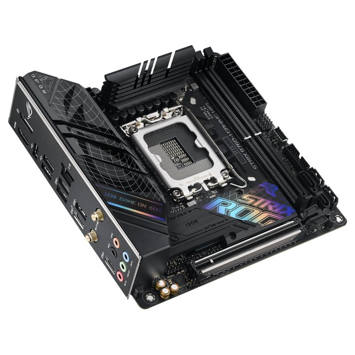 Pb Asus Rog Strix B760-i Gaming Wifi Skt 1700 Mini-itx 2xddr5 Displayport Hdmi Lan 2.5gbps Usb 3.2