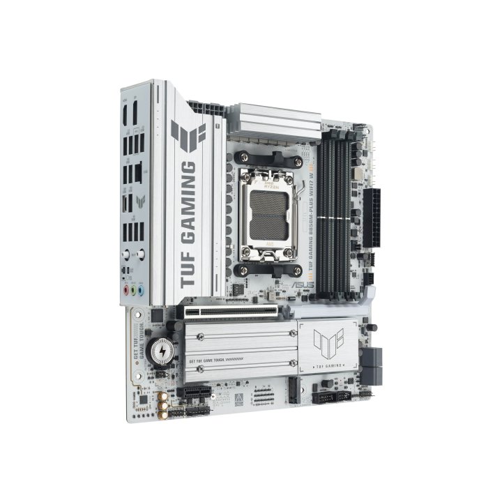 Pb Asus Tuf Gaming B850m-plus Wifi7 W Skt Am5 Microatx 4xddr5 Displayport Hdmi Usb 20gbps Blanco