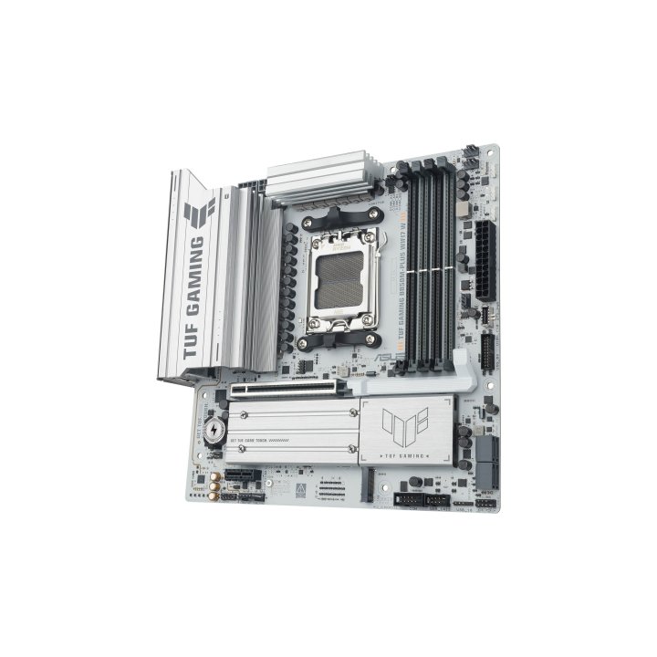 Pb Asus Tuf Gaming B850m-plus Wifi7 W Skt Am5 Microatx 4xddr5 Displayport Hdmi Usb 20gbps Blanco