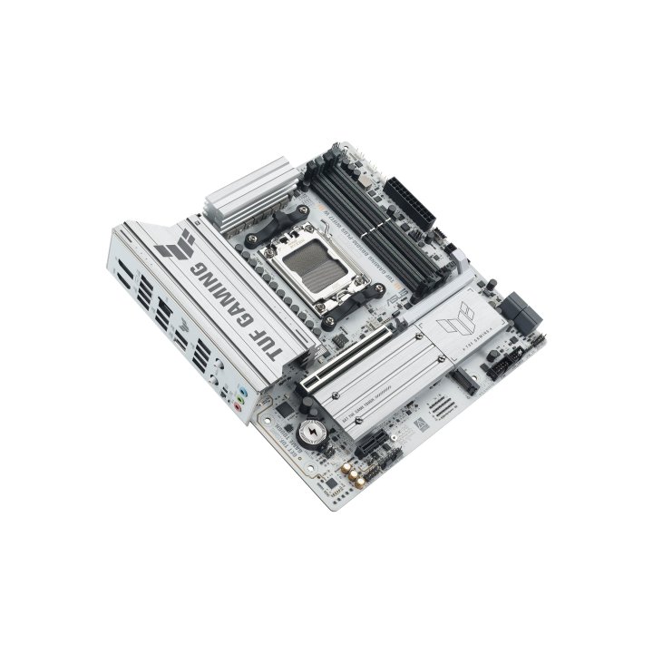 Pb Asus Tuf Gaming B850m-plus Wifi7 W Skt Am5 Microatx 4xddr5 Displayport Hdmi Usb 20gbps Blanco