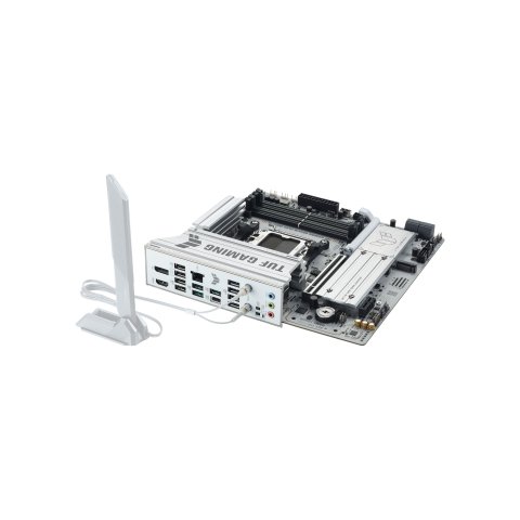 Pb Asus Tuf Gaming B850m-plus Wifi7 W Skt Am5 Microatx 4xddr5 Displayport Hdmi Usb 20gbps Blanco