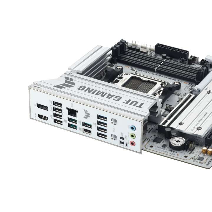 Pb Asus Tuf Gaming B850m-plus Wifi7 W Skt Am5 Microatx 4xddr5 Displayport Hdmi Usb 20gbps Blanco