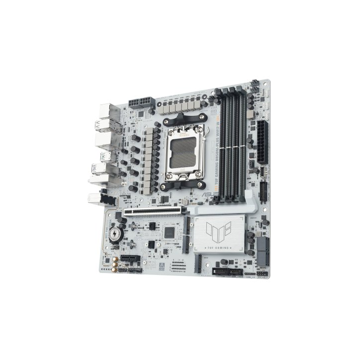 Pb Asus Tuf Gaming B850m-plus Wifi7 W Skt Am5 Microatx 4xddr5 Displayport Hdmi Usb 20gbps Blanco
