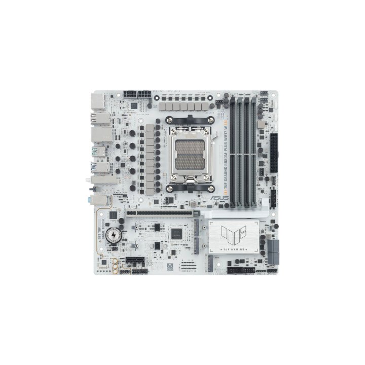 Pb Asus Tuf Gaming B850m-plus Wifi7 W Skt Am5 Microatx 4xddr5 Displayport Hdmi Usb 20gbps Blanco