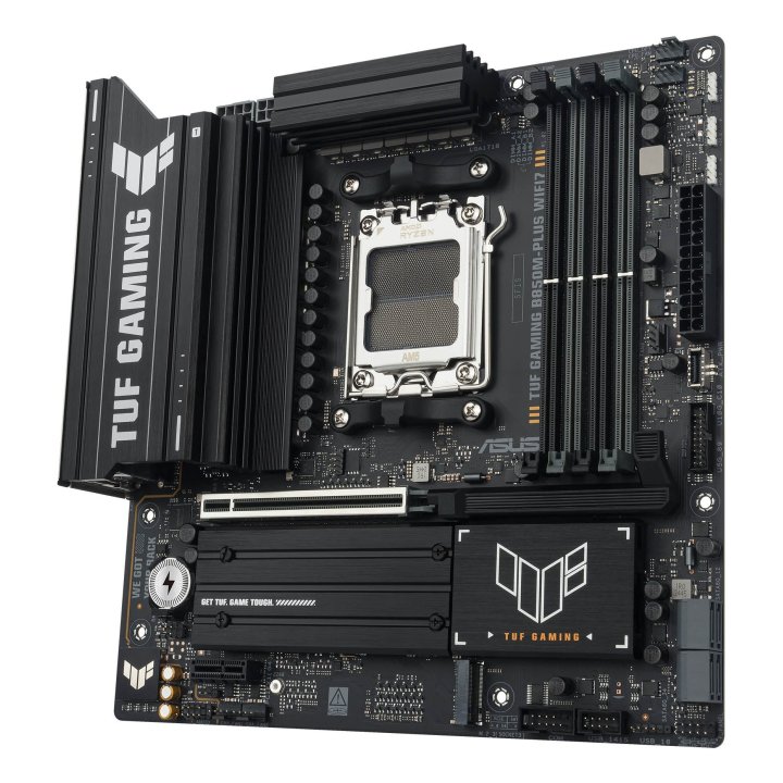 Pb Asus Tuf Gaming B850m-plus Wifi7 Skt Am5 Microatx 4xddr5 Displayport Hdmi Usb 20gbps