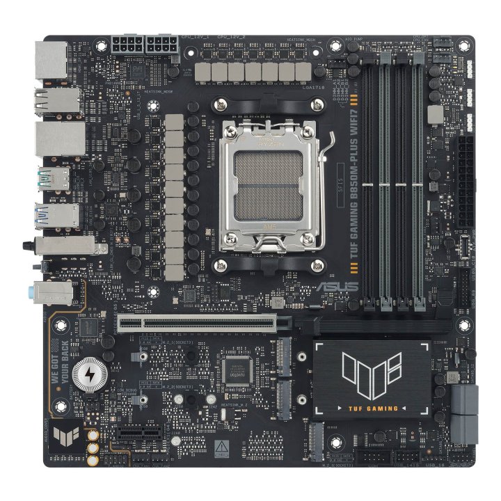 Pb Asus Tuf Gaming B850m-plus Wifi7 Skt Am5 Microatx 4xddr5 Displayport Hdmi Usb 20gbps