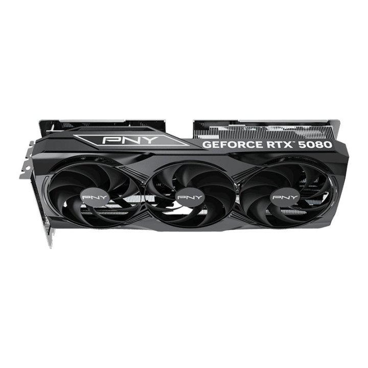 Vga Pny Geforce Rtx 5080 16gb Ddr7 3xdp 1xhdmi Reloj 2300mhz Cuda 10752 256bit 360w Triple Fan