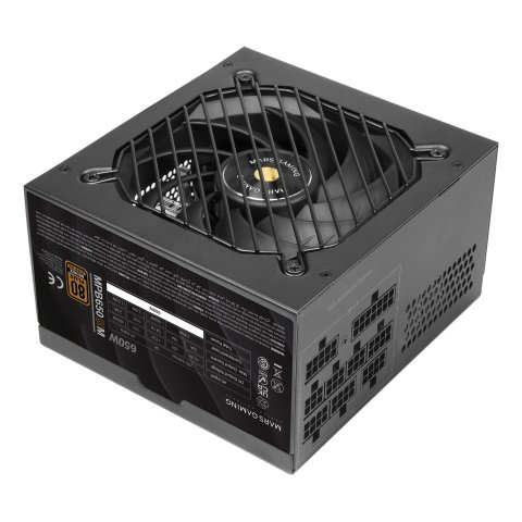 Fuente De Alimentacion Mars Gaming 650w Mpb650sim Modular Extreme Silence 80 Plus Bronze Negro
