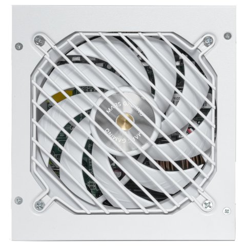 Fuente De Alimentacion Mars Gaming 850w Modular Atx 3.1 80+ Gold 140mm Silent Blanco