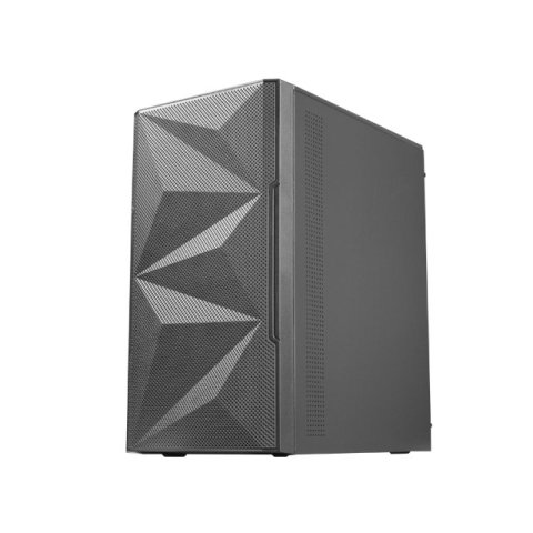 (km0) Caja Microatx Gaming Mars Gaming Mc-1500 Black Frontal Metal-mesh Lateral Crital Templado Completo Sin Fuente De Alient
