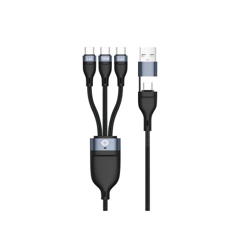Cable Usb-c Macho A 3xusb-c Macho 100w 1.50m Adaptador A Usb-a