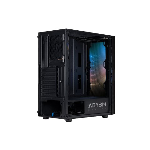 Caja Atx Semitorre Abysm Danube Kolpa Black 2x3.5" 2x2.5" Gpu Max 345mm
