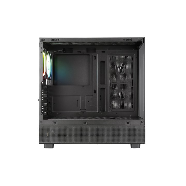 Caja Atx Semitorre Abysm Danube Sava H400 Black 2x3.5" 1x2.5" Usb-c Gpu Max 410mm