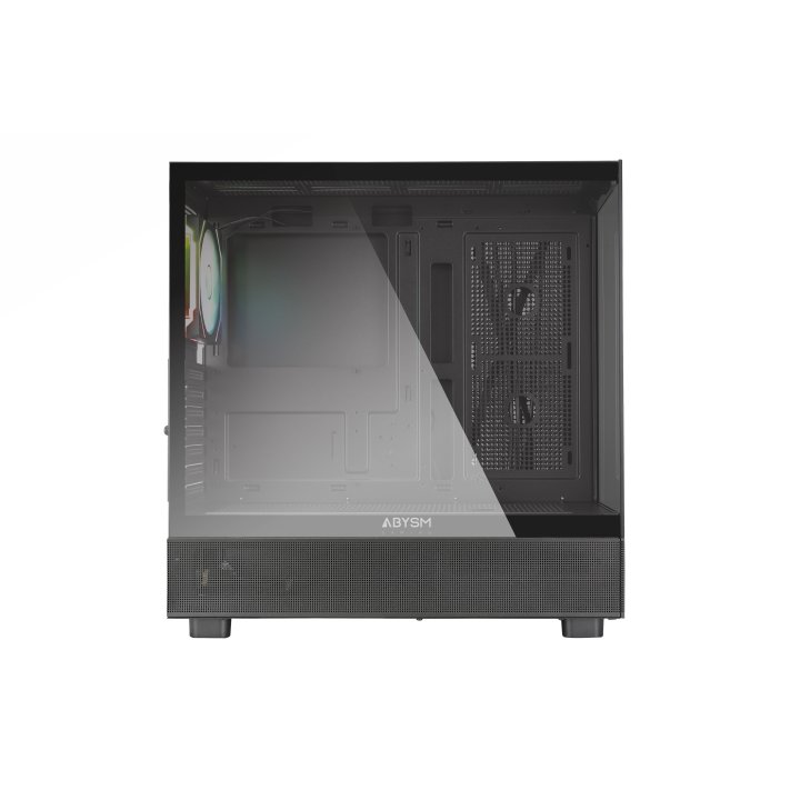 Caja Atx Semitorre Abysm Danube Sava H400 Black 2x3.5" 1x2.5" Usb-c Gpu Max 410mm