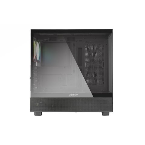 Caja Atx Semitorre Abysm Danube Sava H400 Black 2x3.5" 1x2.5" Usb-c Gpu Max 410mm