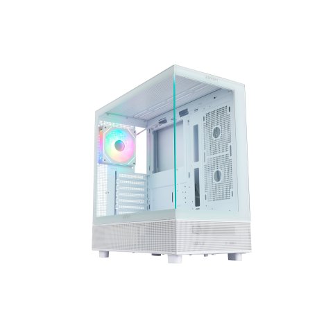 Caja Atx Semitorre Abysm Danube Sava H400 White 2x3.5" 1x2.5" Usb-c Gpu Max 410mm