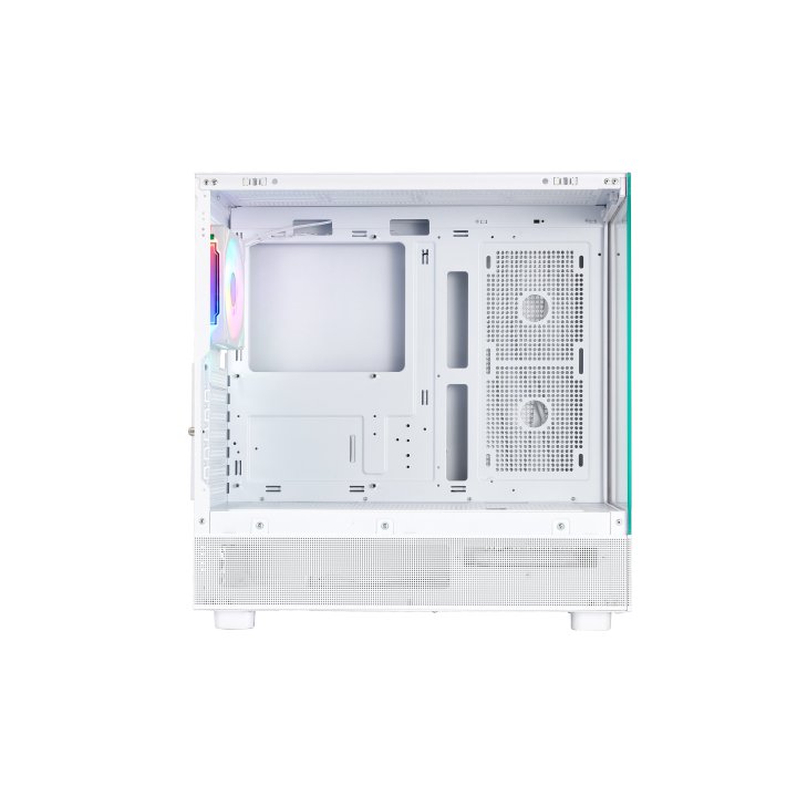 Caja Atx Semitorre Abysm Danube Sava H400 White 2x3.5" 1x2.5" Usb-c Gpu Max 410mm