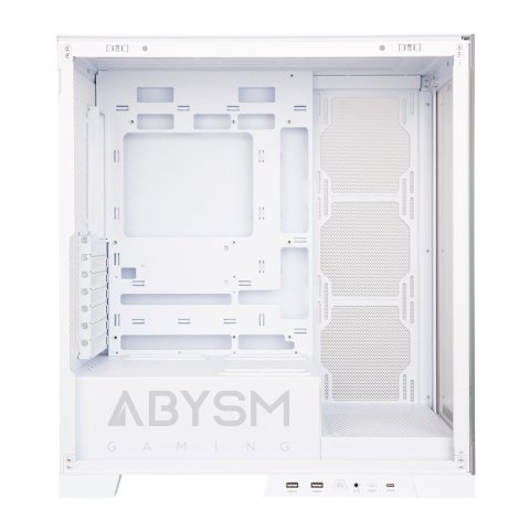 Caja Atx Semitorre Abysm Danube Sava H500 White 1x3.5" 1x2.5" Usb-c Gpu Max 430mm