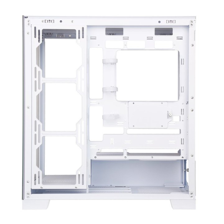 Caja Atx Semitorre Abysm Danube Sava H500 White 1x3.5" 1x2.5" Usb-c Gpu Max 430mm