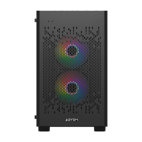 Caja Microatx Gaming Abysm Danube Inva Mx202 Gpu 330mm 2x2.5 Cristal Templado
