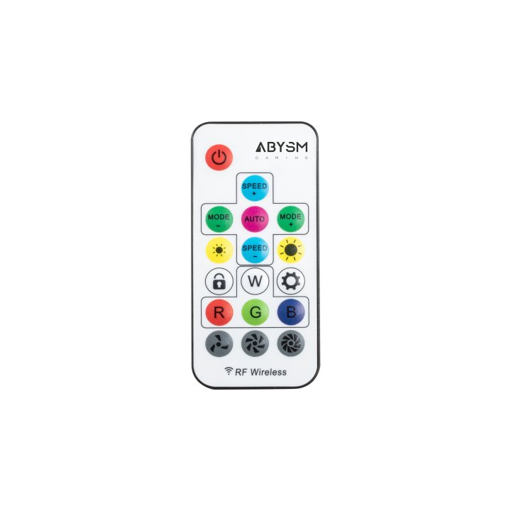 Kit 3xventilador Interno Abysm Arclight Argb White 120mm Mando A Distancia Y Controlador