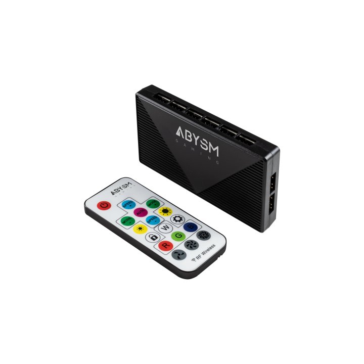 Kit 3xventilador Interno Abysm Arclight Argb White 120mm Mando A Distancia Y Controlador