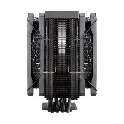 Ventilador Con Disipador Para Cpu Abysm Snow Iv 120mm Color Negro