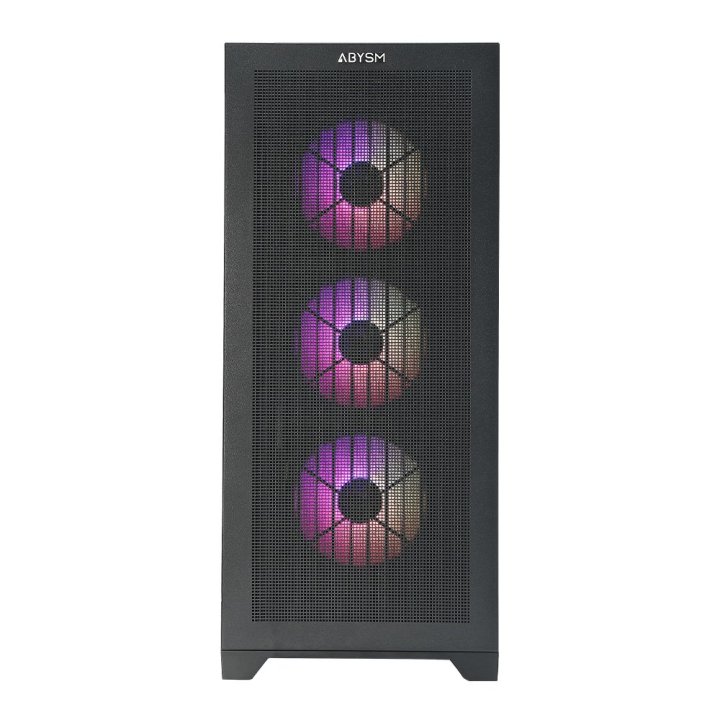Caja E-atx Torre Danube Mura Argb 3x2.5” Usb-c Gpu Max 415mm Color Negro