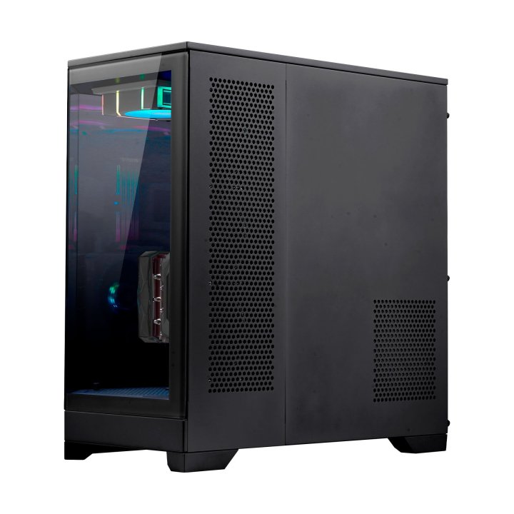 Caja E-atx Torre Danube Sava H600 10x2.5” Usb-c Gpu Max 470mm Color Negro