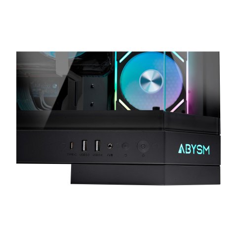Caja E-atx Torre Danube Sava H600 10x2.5” Usb-c Gpu Max 470mm Color Negro