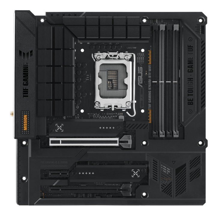 Pb Asus Tuf Gaming B760m-btf Wifi Skt Lga1700 Microatx 4xddr5 Displayport Hdmi Lan 2.5gbps Usb 3.2